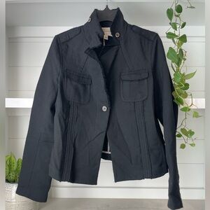Banana republic moto-style wool jacket